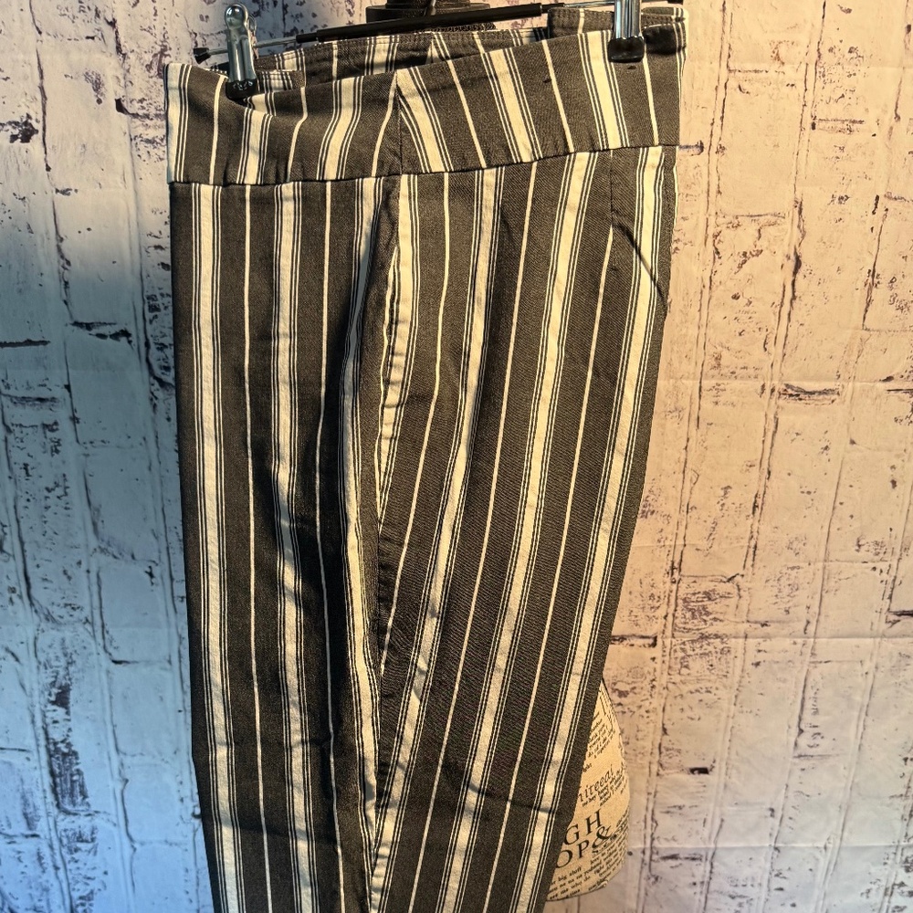Attyre Women's Rayon Striped Capris. Size 20W